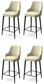 Set de scaune de bar Enox Cream, 4 buc., 4 buc