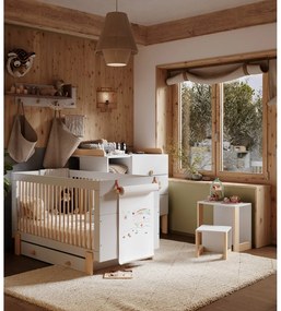 Masă de înfășat gri deschis Cube - Pinio