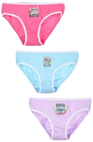 Disney Lilo și Stitch lenjerie de copii, chiloți 3 bucăți/pachet 6/8 ani