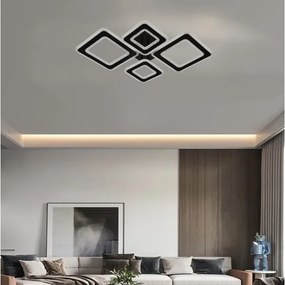 Lustră LED dimabilă aplicată LED/95W/230V 3000-6500K + telecomandă