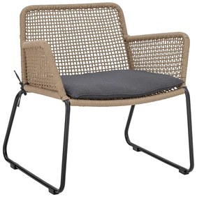 Fotoliu de grădină gri-bej Mundo – Bloomingville