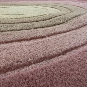 Covor mov țesut manual din lână 160x230 cm Puddle Ombre – Flair Rugs