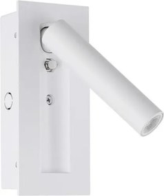Aplică LED de perete, spot, 2W, 230V, 3000K, alb