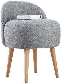 Taburet NIKI, Ø 46 cm, gri