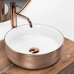 Lavoar pe blat Rea Sami roz-auriu periat