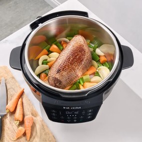 Instant Pot XL 140001901, 1200W, 7.1 l, 7 programe, Start întârziat, Ecran LCD, Negru