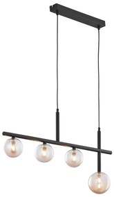 Jupiter 1905 - Lustră suspendată NEPTUN 4xG9/14W/230V, neagră