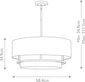 Hinkley HK-GRAHAM-L-BK - Lustră aplicată GRAHAM 4xE14/40W/230V negru