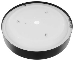 Plafonieră CLARE 3xE27/24W/230V d. 40 cm negru Brilagi