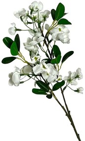 Ramura cu flori albe de iasomie JASMINE, 60cm