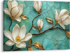 Tablou - Magnolii 3D (70x50 cm)