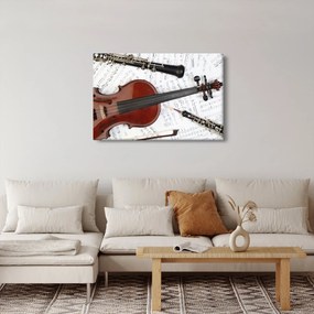 Tablou - Unelte muzicale (90x60 cm)
