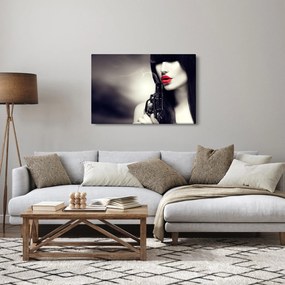 Tablou - Femeia misterioasă (90x60 cm)