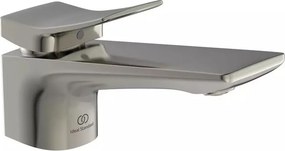 Baterie lavoar Ideal Standard Atelier Conca argintiu Silver Storm cu ventil Pop-Up