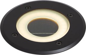 Spot modern de sol negru, inclusiv LED reîncărcabil cu energie solară IP65 - Solyx