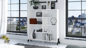Bibliotecă VIK R-110 Alb Mat - MINI BIBLIOTECĂ PENTRU CAMERA DE ZI