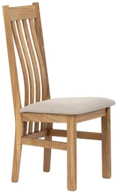 Set de scaune de sufragerie C-2100 CRM2, stejar, 2buc.