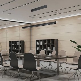 Lustr LED pe cablu 36W 230V 3000/4000/6400K negru