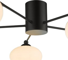 Där Lighting JAS5422 - Lustru aplicat JASPER 5xG9/25W/230V, negru
