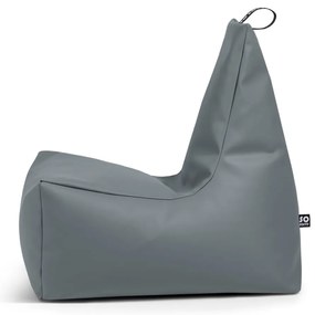 Fotoliu bean bag bej cu tapițerie din imitație de piele Icy L – So Soft?