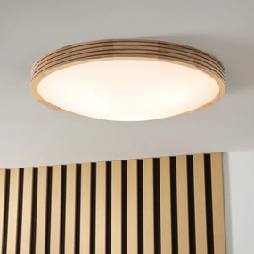 Brilagi - Lampă de tavan LED CARVALHO MODERN SLIM 3xE27/60W/230V Ø 47,5 cm stejar