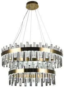 Lustră LED de cristal dimabilă pe cablu LED/190W/230V + telecomandă