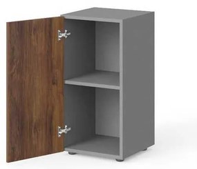Dulap scurt Manager 39,9 x 42,2 x 80 cm, stânga, nuca warmia / gri