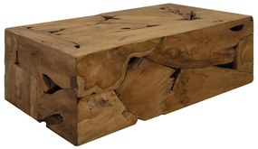 vidaXL Măsuță de cafea, 90 x 50 x 30 cm, lemn de tec natural, maro
