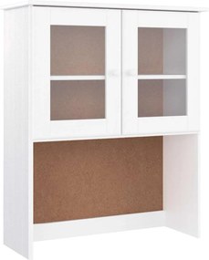 vidaXL Blat de comodă „ALTA”, alb, 77x30x92 cm, lemn masiv de pin