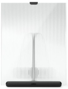 Ramă foto neagră cu picior de susținere din sticlă 16x20 cm Flute – Umbra