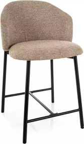 Scaun de bar Osaka H-2 bej 253 / negru mat