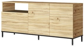 Consola Evaluate sonoma - wenge 170x46.5x75.5cm