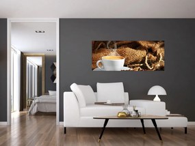 Tablou - O ceașcă de cafea (120x50 cm)