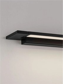 Aplica de perete LED baie IP44 LIVO neagra