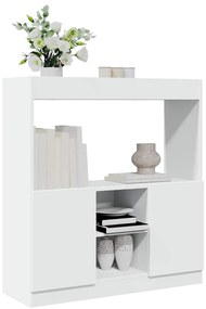 vidaXL Dulap înalt, alb, 92x33x100 cm, lemn prelucrat