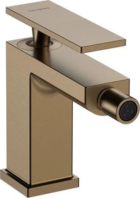 Baterie bideu Hansgrohe Tecturis E monocomanda bronz periat