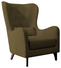 Fotoliu cu suport picioare Calimero II  (măslin + wenge). 1099334