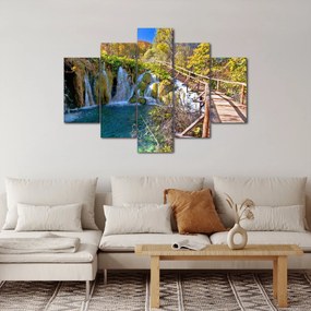 Tablou - Intrare in cascade (150x105 cm)