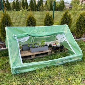 Folie pentru pat germinativ de grădină 0,94x1,4x1,8 m