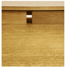 Birou de tip secretaire cu aspect de lemn de stejar 44x115 cm Carteret – Woodman