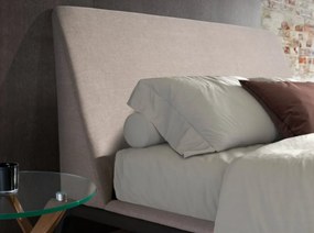 Pat dublu tapitat design LUX Grey 180x200cm