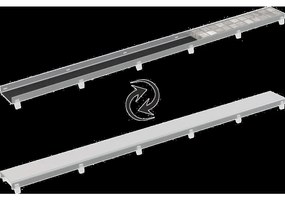 Gratar cu doua fete DOUBLE 95 cm, din otel inoxidabil 950 mm
