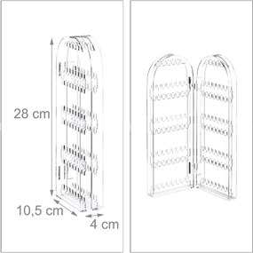 Organizator bijuterii Acril Transparent