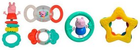 Purcelușa Peppa Fun set de zornăitoare și inele dentare pentru bebeluși, 5 buc