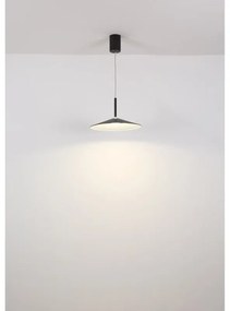 Lustra suspendata LED metal negru LAMPONE