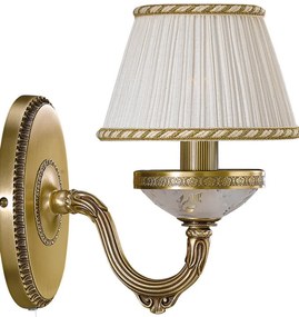 Aplica de perete din alama 1 brat design italian 6402