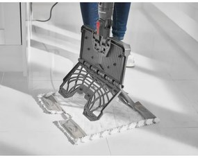 Mop curatare cu aburi Shark S6003EU, 1200W, 0,35 L, 3 setari, Tehnologie Klick'n Flip, Steam Blaster, Lavete mop Dirt Grip, Gri/Violet