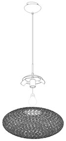 Eglo 95286 - Lustra de cristal CLEMENTE 1xE27/60W/230V