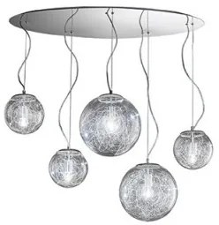Suspensie moderna 5 becuri E27 MAPA MAX 091112 IDEAL LUX