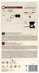 SET 3x corp de iluminat încastrat pentru baie LED/6,5W IP23 NOVA 230V Paulmann 93449